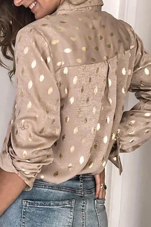 Chicindress Loose Long Sleeve Lapel Top